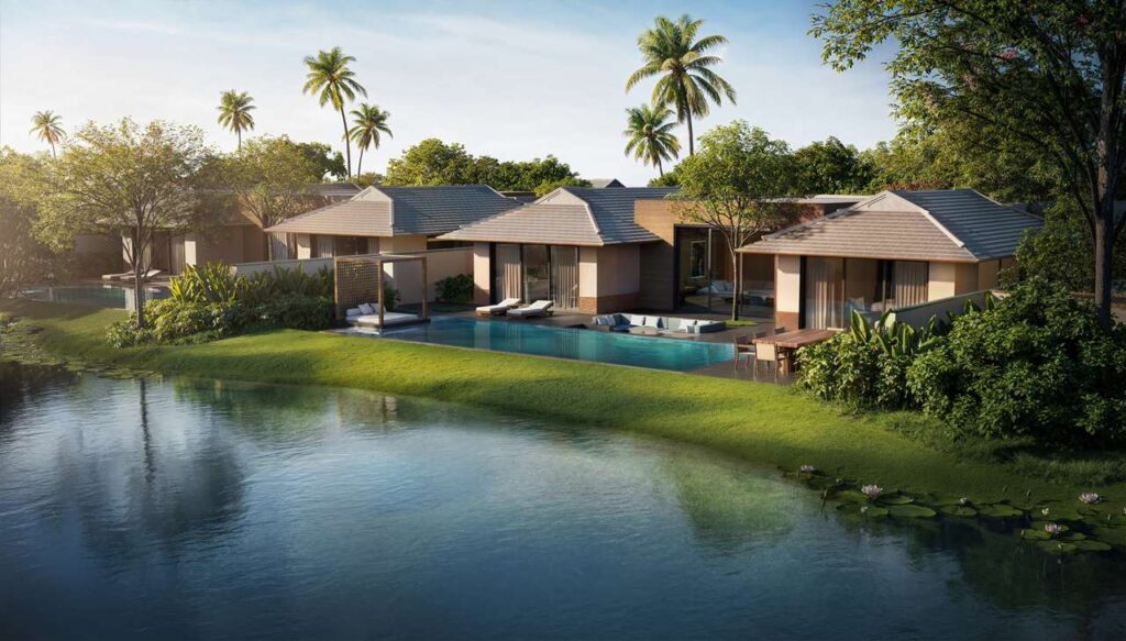 Biệt thự sông bên dòng Tịnh Tâm Mandarin Oriental Đà Nẵng | River villa render 2