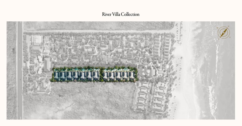Sơ đồ vị trí biệt thự sông Mandarin Oriental Đà Nẵng | River villa location plan