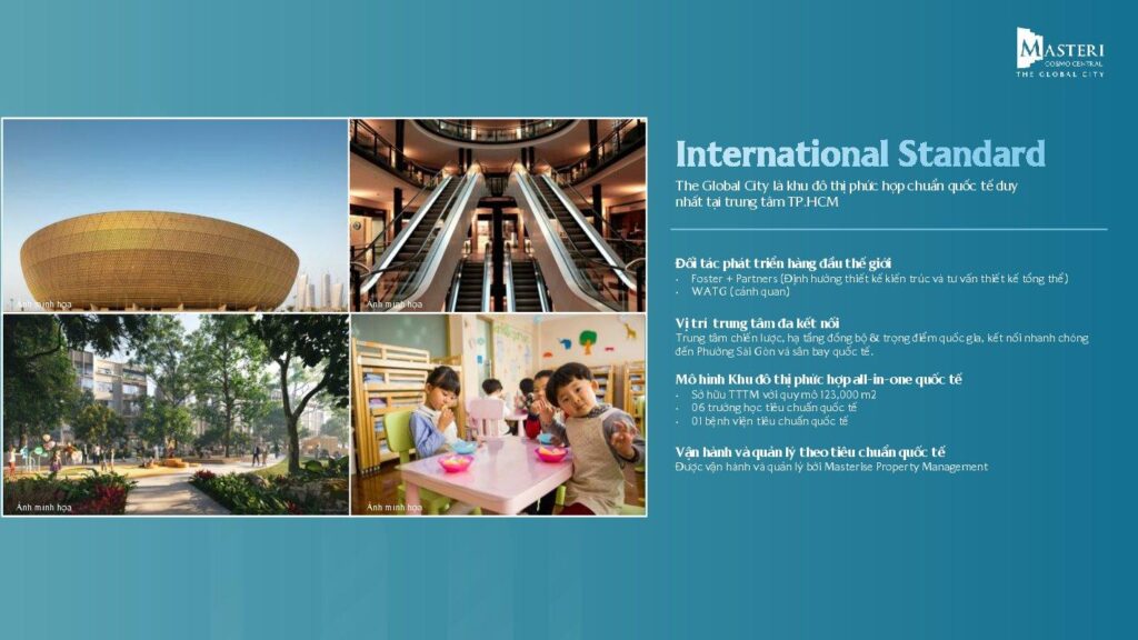 Trải nghiệm sống quốc tế cộng đồng đa quốc tịch The Global City | The Global City international living experience