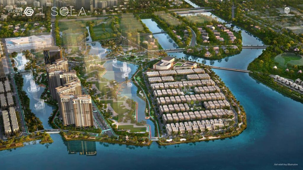 Không gian sống biệt lập Bán đảo Sola giữa trung tâm TP.HCM | Sola Peninsula secluded living core HCMC