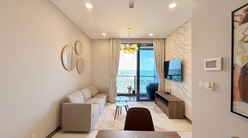 Sunwah Pearl Tháp Whitehouse — căn hộ 47m² 1PN nội thất đầy đủ cho thuê | Sunwah Pearl Whitehouse Tower — 47sqm 1BR fully furnished for rent