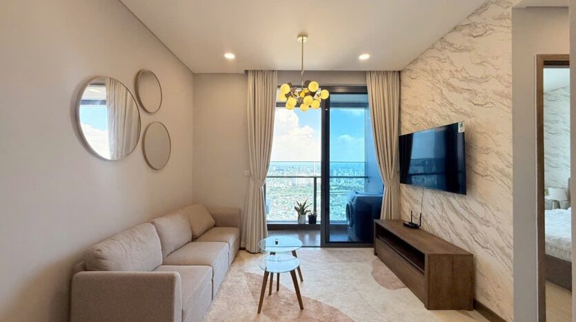 Sunwah Pearl Tháp Whitehouse — căn hộ 47m² 1PN nội thất đầy đủ cho thuê | Sunwah Pearl Whitehouse Tower — 47sqm 1BR fully furnished for rent