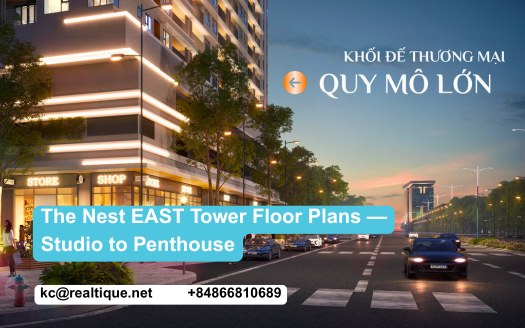 The Nest floor plans featured | Featured loại căn The Nest