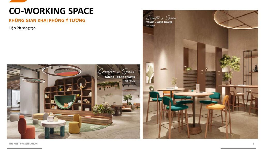 Không gian làm việc chung Creator's Space The Nest | The Nest Creator's Space co-working