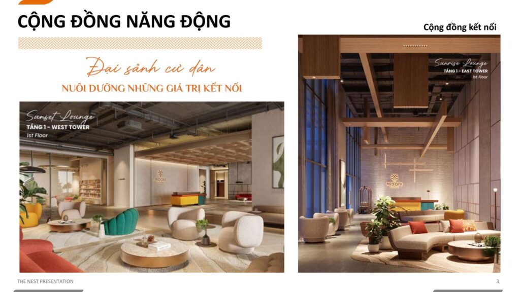 Đại sảnh Sunrise Lounge và Sunset Lounge The Nest | The Nest Sunrise and Sunset Lounge