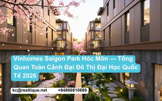 Vinhomes Saigon Park Hóc Môn — Tổng quan đại đô thị đại học quốc tế | Vinhomes Saigon Park Hoc Mon international university township overview