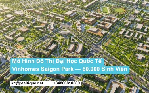 Vinhomes Saigon Park — Đô thị đại học quốc tế 60.000 sinh viên | Vinhomes Saigon Park international university city 60,000 students