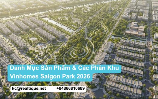 Vinhomes Saigon Park — Danh mục sản phẩm & phân khu | Vinhomes Saigon Park product portfolio & subdivisions