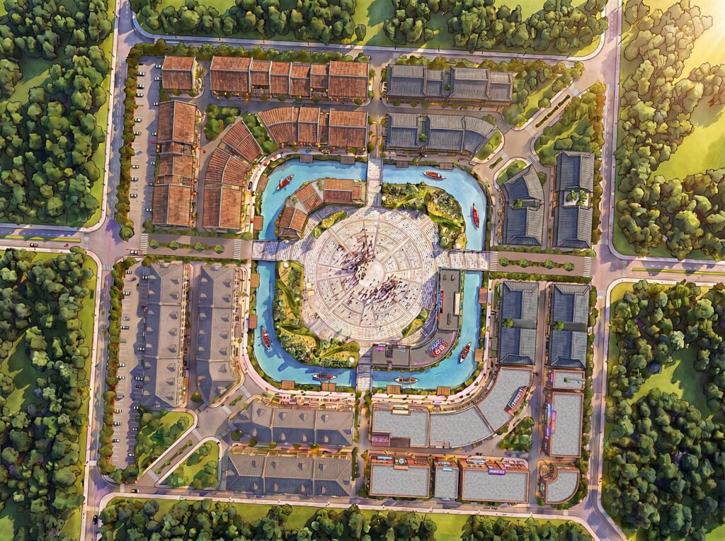 Vinhomes Saigon Park — Trung tâm Global Village ẩm thực văn hoá giải trí | Vinhomes Saigon Park Global Village F&B culture entertainment hub