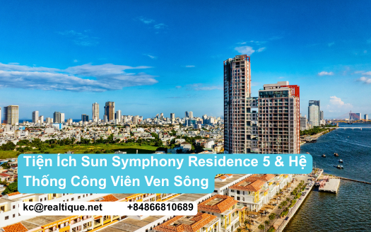 Tiện ích Sun Symphony Residence 5 và chuỗi công viên ven sông Hàn Đà Nẵng | Sun Symphony Residence 5 amenities and riverside parks in Da Nang