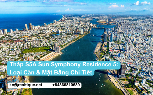 Mặt bằng tháp S5A Sun Symphony Residence 5 ven sông Hàn Đà Nẵng | Tower S5A floor plans at Sun Symphony Residence 5, Da Nang