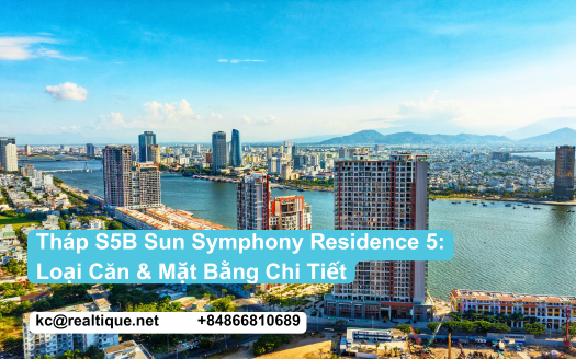 Mặt bằng tháp S5B Sun Symphony Residence 5 ven sông Hàn Đà Nẵng | Tower S5B floor plans at Sun Symphony Residence 5, Da Nang