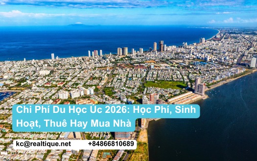 Chi phí du học Úc 2026 — học phí, sinh hoạt, thuê hay mua nhà | Cost of studying in Australia 2026