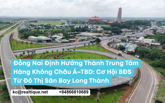 Đồng Nai trung tâm hàng không châu Á-TBD đô thị sân bay Long Thành | Dong Nai Asia-Pacific aviation hub Long Thanh