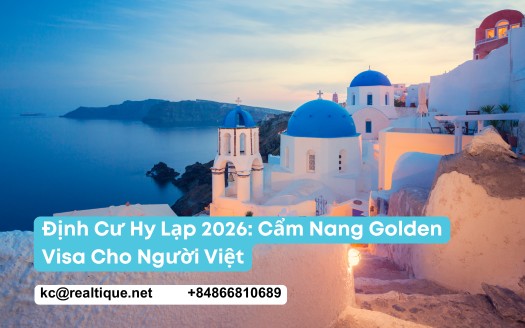 Định cư Hy Lạp 2026 — Cẩm nang Golden Visa cho người Việt | Greece Golden Visa guide
