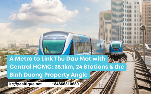 Thu Dau Mot Binh Duong central HCMC metro line | Metro nối Thủ Dầu Một trung tâm TP.HCM