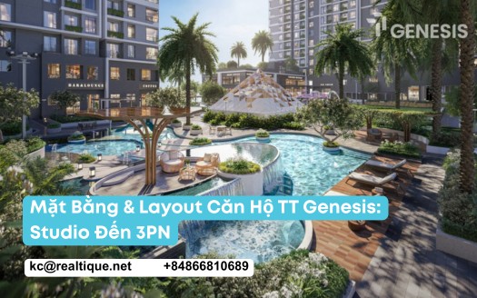 Mặt bằng căn hộ TT Genesis | TT Genesis apartment floor plans