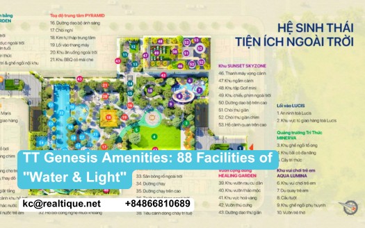 TT Genesis amenities | Tiện ích TT Genesis
