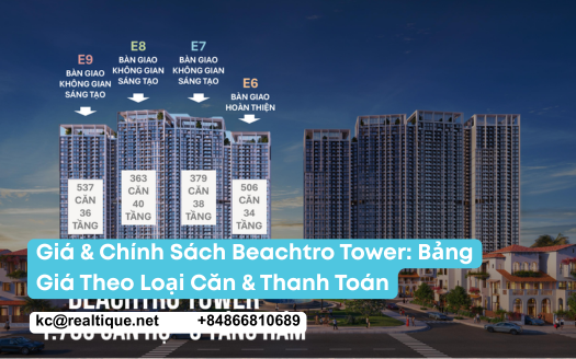 Giá & chính sách Beachtro Tower | Beachtro Tower price & policy