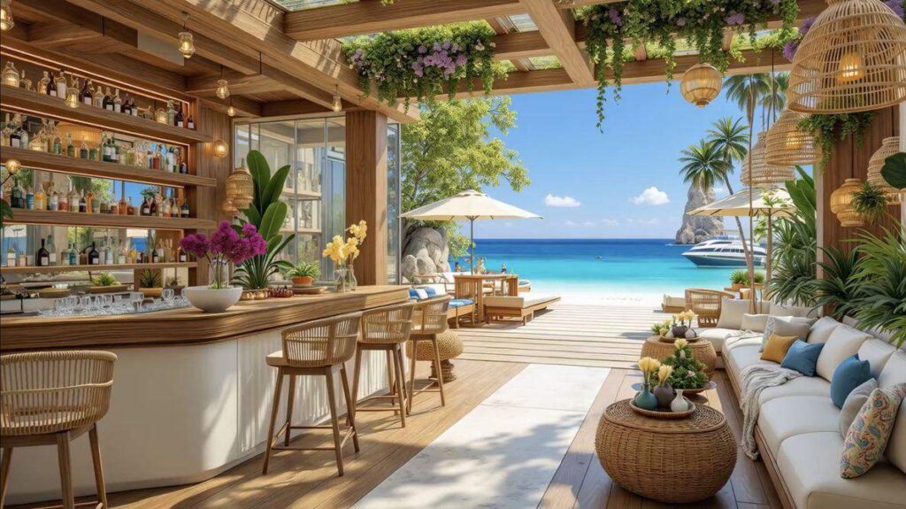 Beachtro Tower Blanca City beachfront lounge interior | Realtique