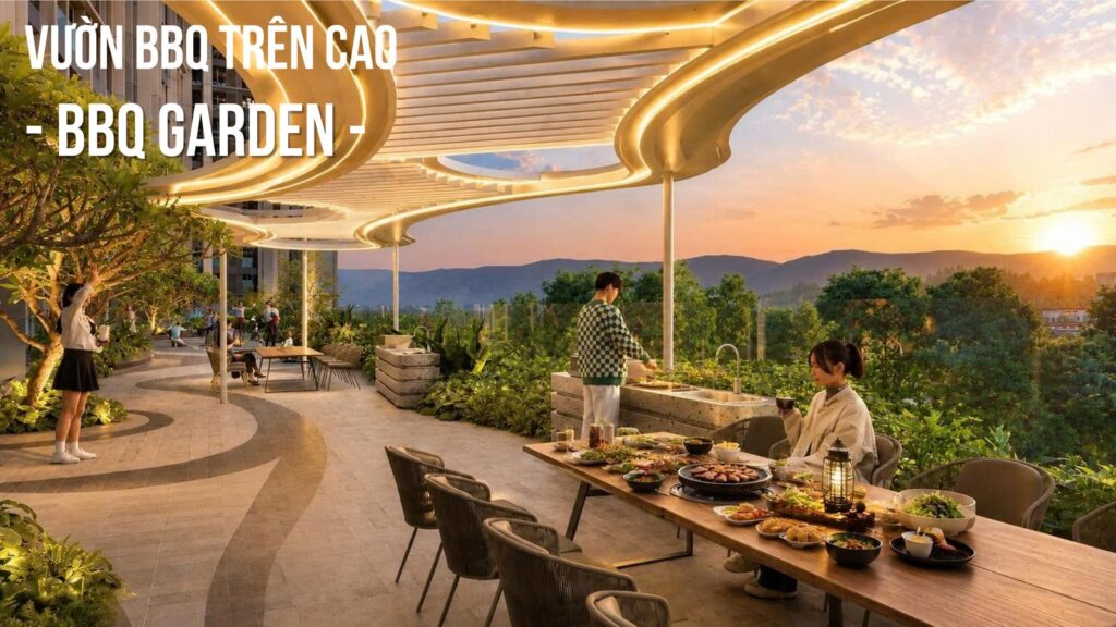 BBQ Garden vườn nướng trên cao Beachtro Tower | Elevated BBQ Garden Beachtro Tower
