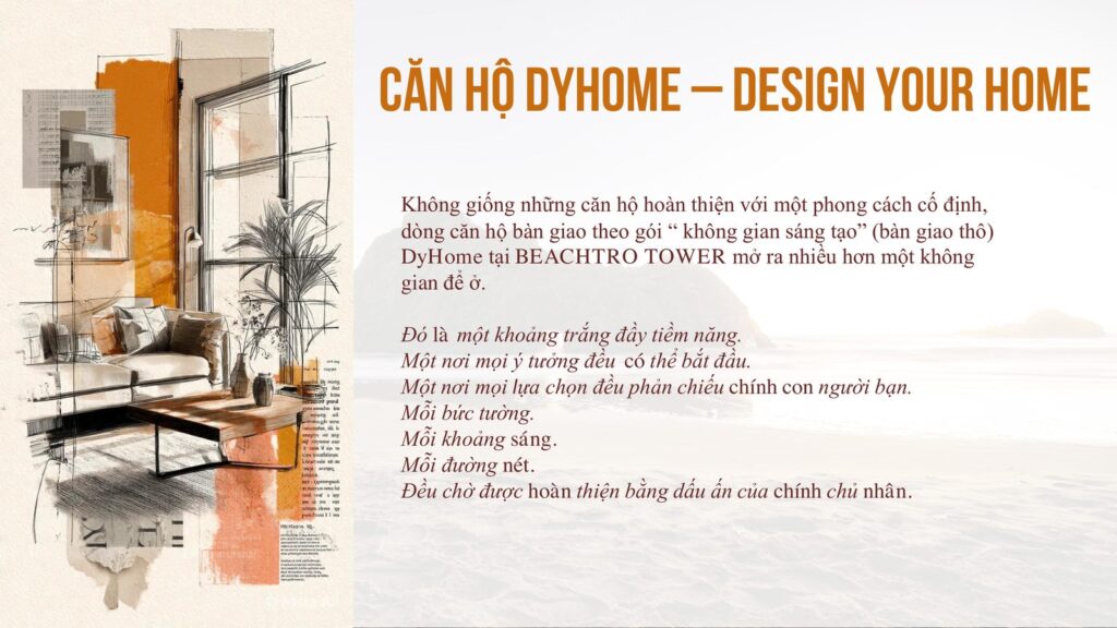 Căn hộ DyHome không gian sáng tạo Beachtro Tower | DyHome creative-space apartment Beachtro Tower