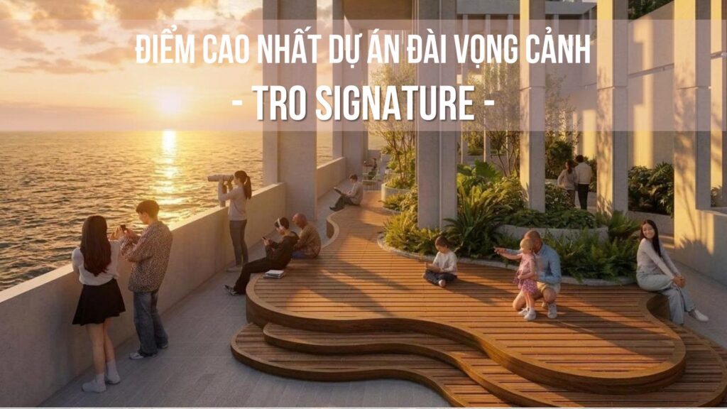 Tro Signature điểm vọng cảnh vịnh biển Beachtro Tower | Tro Signature bay viewing deck Beachtro Tower