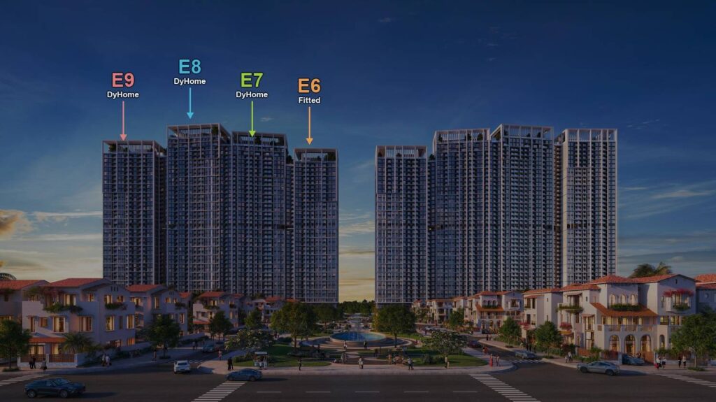 Beachtro Tower four blocks E9-E8-E7-E6 at Blanca City, Vung Tau | Realtique