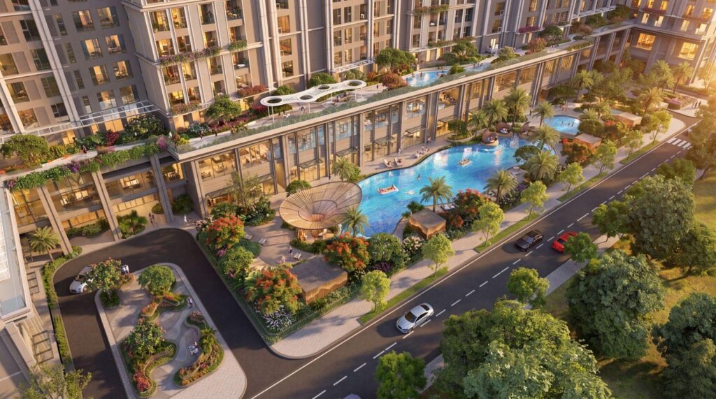 Tro Park landscape at Beachtro Tower | Realtique