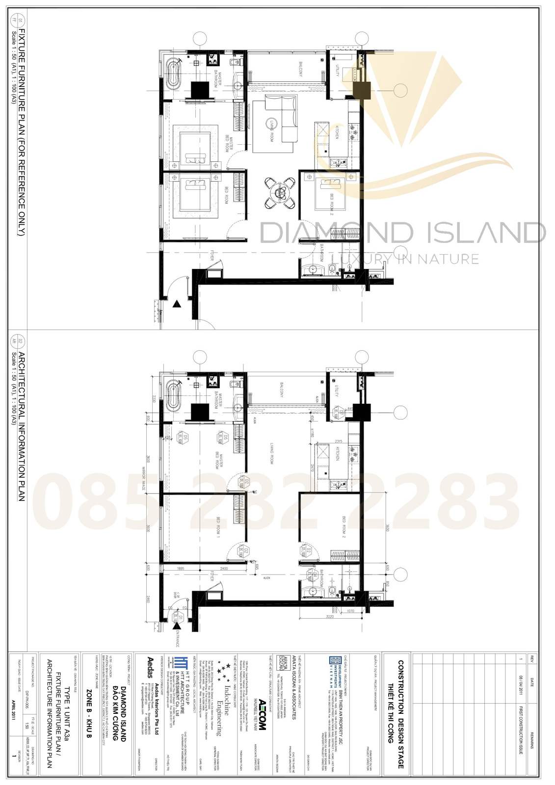 Brilliant apartment floor plan, căn hộ loại A3A