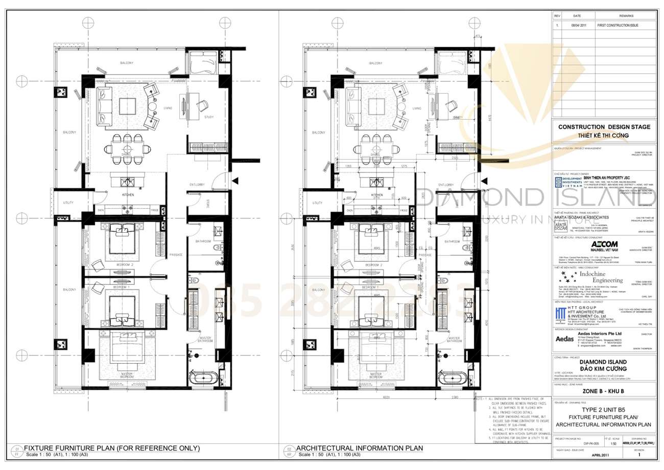 Brilliant apartment floor plan, căn hộ loại B5