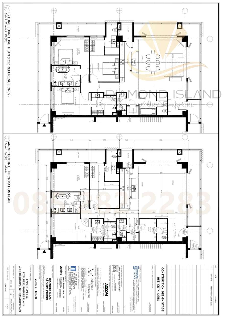 Brilliant apartment floor plan, căn hộ loại C3