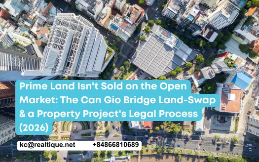 Prime land and the legal process of a property project in Vietnam - Can Gio bridge land-swap | Đất vàng và quy trình pháp lý dự án bất động sản