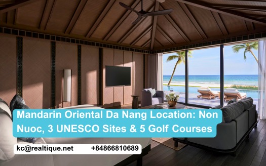Mandarin Oriental Da Nang location — Non Nuoc, UNESCO, golf