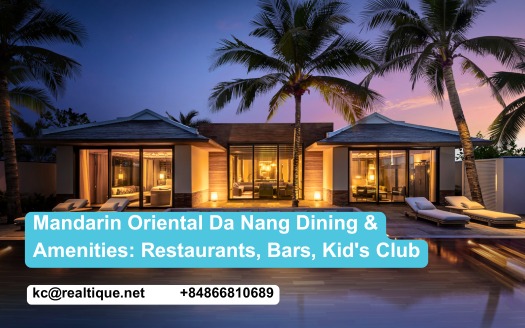 Mandarin Oriental Da Nang dining & amenities