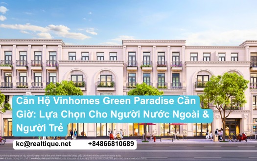 Căn hộ Vinhomes Green Paradise Cần Giờ cho người nước ngoài | Apartments for foreigners
