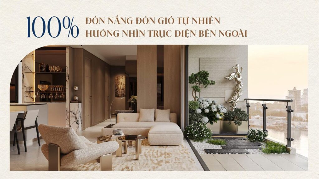 Nội thất phòng khách TT Genesis đón sáng tự nhiên | TT Genesis living room with natural light