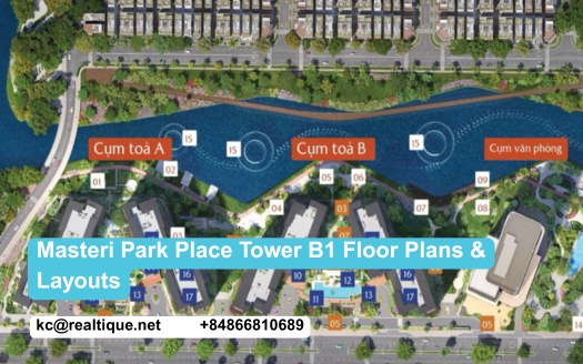 Masteri Park Place Tower B1 Floor Plans and Layouts