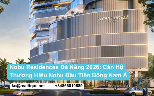 Nobu Residences Đà Nẵng — căn hộ thương hiệu Nobu đầu tiên Đông Nam Á | Nobu Residences Danang — first Nobu Residences in Southeast Asia