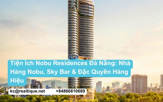 Tiện ích Nobu Residences Đà Nẵng — nhà hàng Nobu, Sky Bar | Amenities of Nobu Residences Danang — Nobu Restaurant, Sky Bar