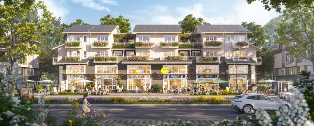 Nhà phố đại lộ Rừng Phượng Eco Retreat | Boulevard shophouse Rung Phuong Eco Retreat
