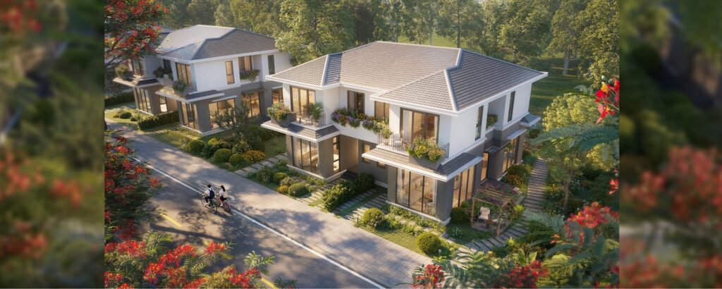Biệt thự song lập Rừng Phượng Eco Retreat | Semi-detached villa Rung Phuong Eco Retreat