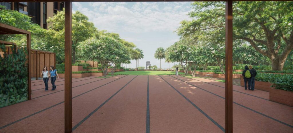 Công viên Central Park Sun Symphony Residence — Sun Symphony Residence 5 ven sông Hàn Đà Nẵng | Sun Symphony Residence Central Park green space — Sun Symphony Residence 5 riverside Han River Da Nang