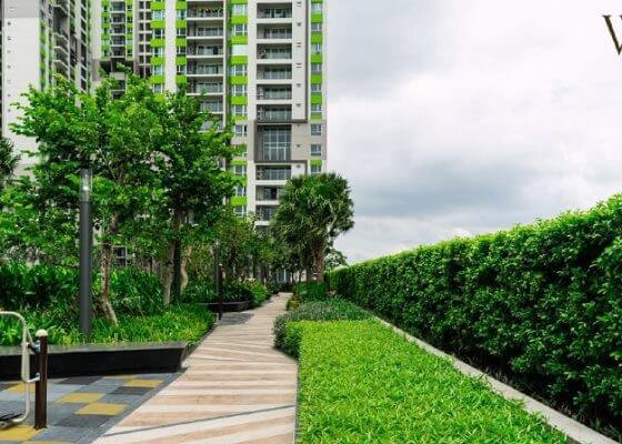 Đường chạy bộ trên cao tại Vista Verde | Elevated jogging track at Vista Verde