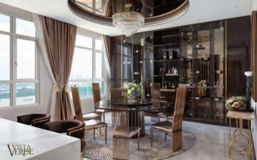 Bán Penthouse Sky Mansion Duplex Dual-Key 407m² 4PN View Sông Tại Vista Verde, Tháp Orchid, TP. Thủ Đức