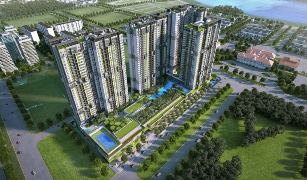 Toàn cảnh 4 tháp căn hộ Vista Verde bên sông, TP. Thủ Đức | Vista Verde four-tower riverside complex, Thu Duc City