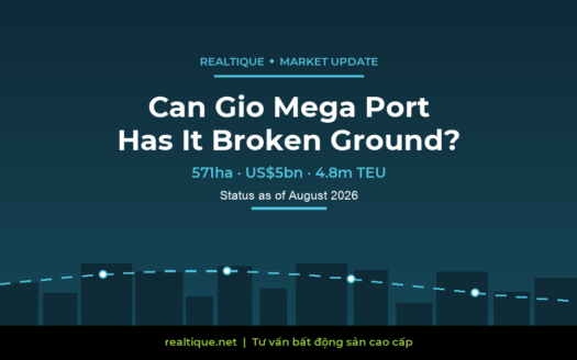 Can Gio International Transshipment Port, 571ha, US$5 billion, status August 2026 | Cảng trung chuyển quốc tế Cần Giờ 571ha, hiện trạng tháng 8/2026