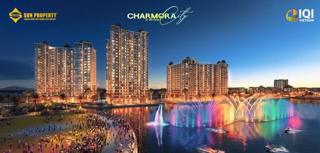 Festival Island Charmora City với quảng trường nhạc nước | Festival Island at Charmora City with the water show plaza