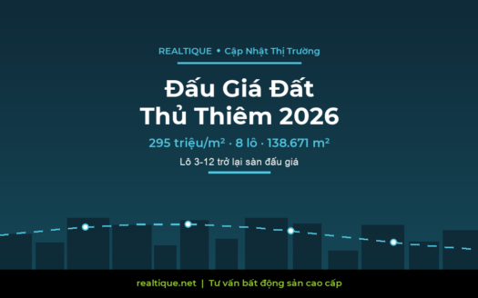 Đấu giá đất Thủ Thiêm 2026, giá khởi điểm 295 triệu/m² | Thu Thiem land auction 2026, starting price VND 295 million per sqm