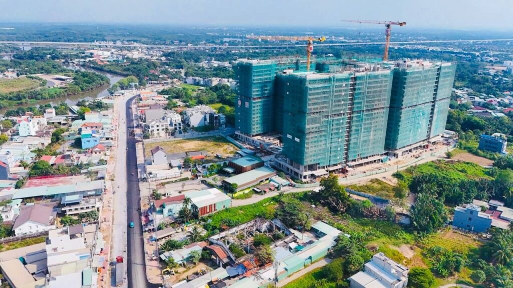 Toàn cảnh dự án Elysian Gamuda Land trên đường Lò Lu, TP.HCM | Aerial view of Elysian by Gamuda Land on Lo Lu street